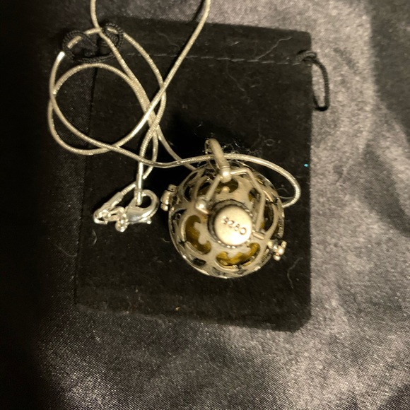 Handmade Silver .925 Harmony Chime Ball Pendant - Picture 3 of 4